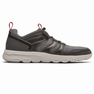Rockport PulseTech Alt Bungee Turnschuhe Herren Schwarz / Grau KYD-586291